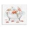 Stupell Industries Flamingo Trio in Nautical Tub Canvas Wall Art